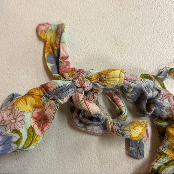 Angie Floral Maxi Dress - Pink, Yellow, Blue - Picture 4 of 7